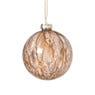 Kerstbal bleeding - beige